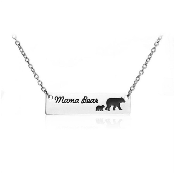 FASHION JEWELRY MAMA 🐻 BEAR NECKLACE - Picture 1 of 4